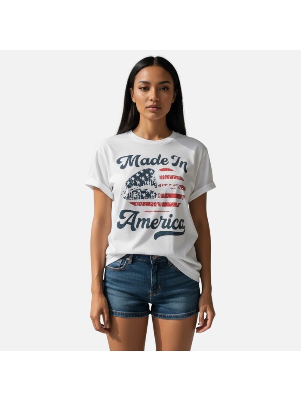American Pride Crew T Shirt